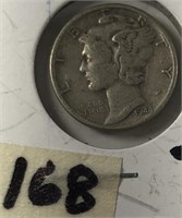 1944 Mercury Silver Dime