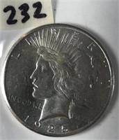 1925 Peace Silver Dollar