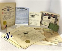 Vintage Military Paper Ephemera Lot