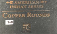 American Indian Series Copper Rounds 6 Coin Set