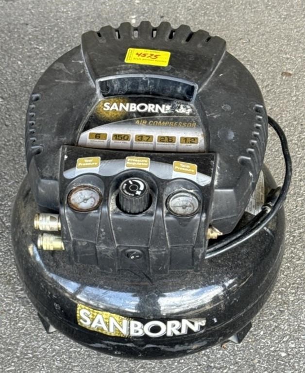 (M) Sanborn Air Compressor  6 gallon