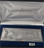 2000 4 oz. .999 Fine Silver $1,000,000 Bar Serial