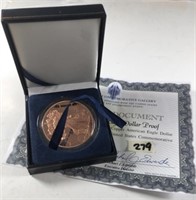Copper American Eagle Proof Copy Coin