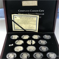 Complete Carson City Morgan Silver Dollar Tribute