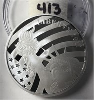 2017 Cook Islands $1 Coin 1/2 Oz. .999 Pure Silver