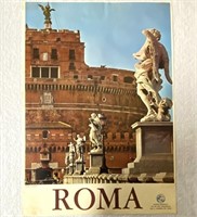 Vintage Roma Travel Poster
