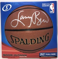 Larry Bird Auto Basketball Verified by Schwartz &