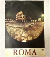 Vintage Roma Travel Poster