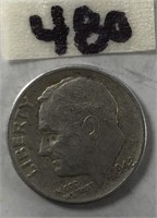 1948 Roosevelt Silver Dime