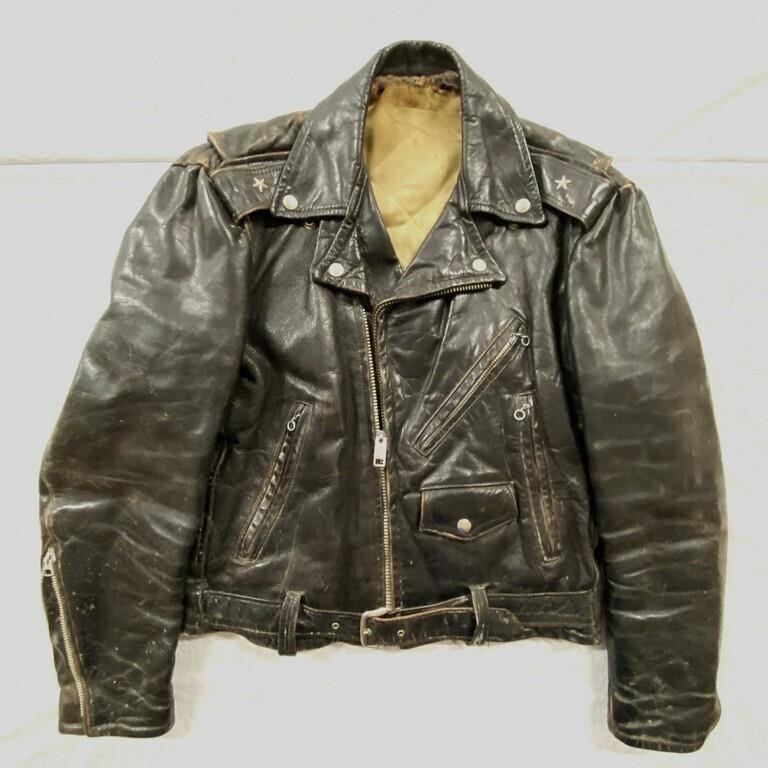 Vintage Horsehide Motorcycle Jacket