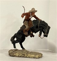 Pot Metal Western Statue