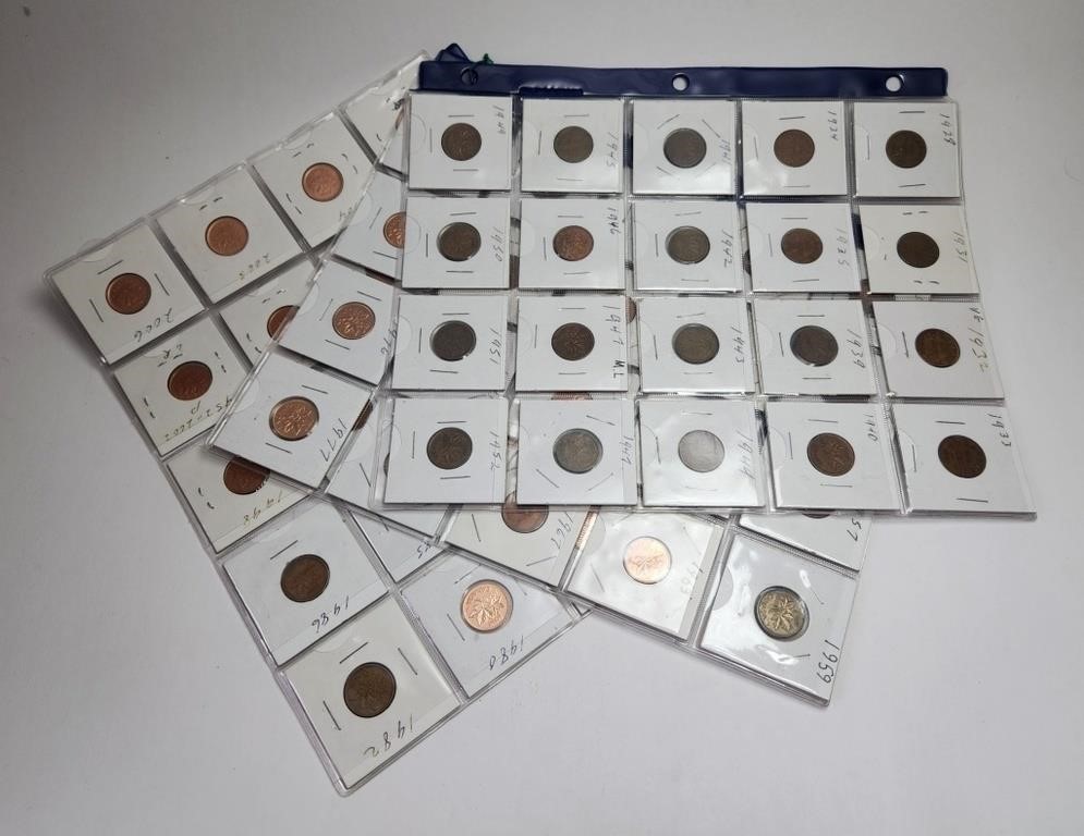 1928 to 2006 Canada Cents Collection
