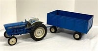 Vintage Toy Ford Tractor and Wagon