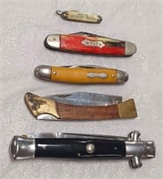 Five Vintage Pocket Knives