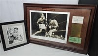 Rocky Marciano- Signed to Salty Bear Framed