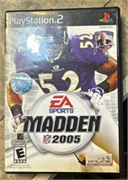 Play station 2 madden 2005 game