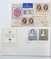 1953 Coronation Queen Elizabeth Stamp Cover