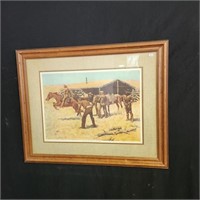 "The Coming and Going of the Pony Express" print