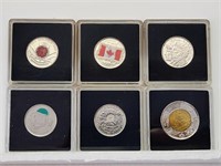 Canada Commemorative Coins In Holders
