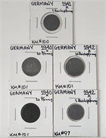 German Third Reich Coins 1940-42