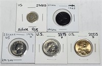 US Coins 1948 to 2003