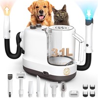 $170  9 in 1 Dog Grooming Vacuum  3.1L Dust Cup