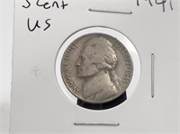 US 1941 Jefferson Nickel