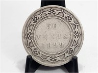1899 Newfoundland Silver 50 Cents