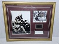 Daniel Boone Framed Art with Signiture JSA