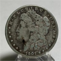 1901 O Silver Morgan Silver $1 Dollar Coin