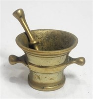 Mortar & Pestle Brass Antique