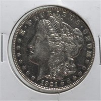 1921 P Morgan Silver $1 Dollar Antique Coin