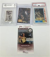 Basketball Trading Cards Becket,JSA & PSA