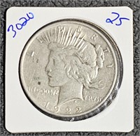 1922 Silver Peace  $1 Dollar  Coin