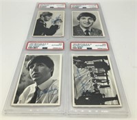 Beatles 1964 PSA authenticated Cards 1st & 2nd