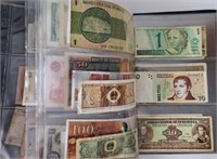 International Banknote collection in Album