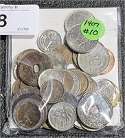 50 Assorted Foreign Coins