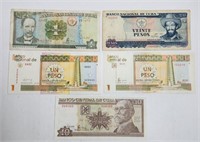 Cuba 5 Banknotes