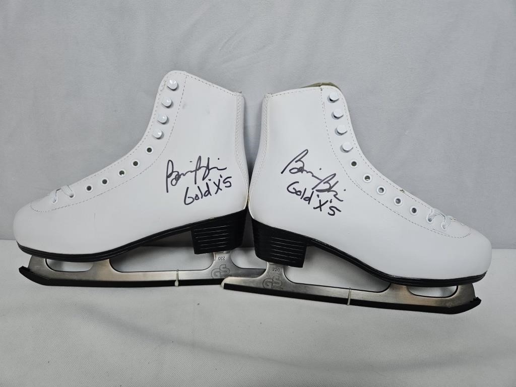 Bonnie Blair Signed Ice Skates