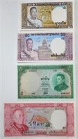 Laos 5 Banknotes UNC