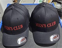 New Flexfit Black Baseball Hts "Men's Club"