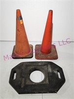 (2) Road Cones