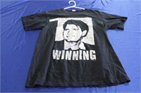 Vintage Charlie Sheen "Winning" T-Shirt Med