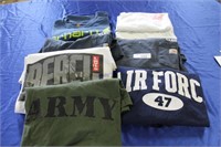 Vintage Lot of 8 Work Wear/Military T-Shirt