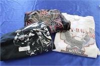 Vintage Threads Lot of 3 Motorcycle T-Shirt