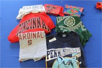 Lot of 7 Misc College Shirts