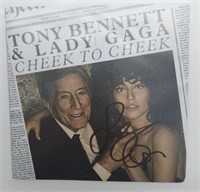 Lady Gaga & Tony Bennett Signed CD cover by Lady