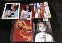 Mixed Autographed Autheticated photos ( Cheryl
