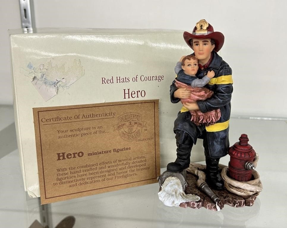 Red Hats of Courage 'Hero' Figurine by Vanmark 199