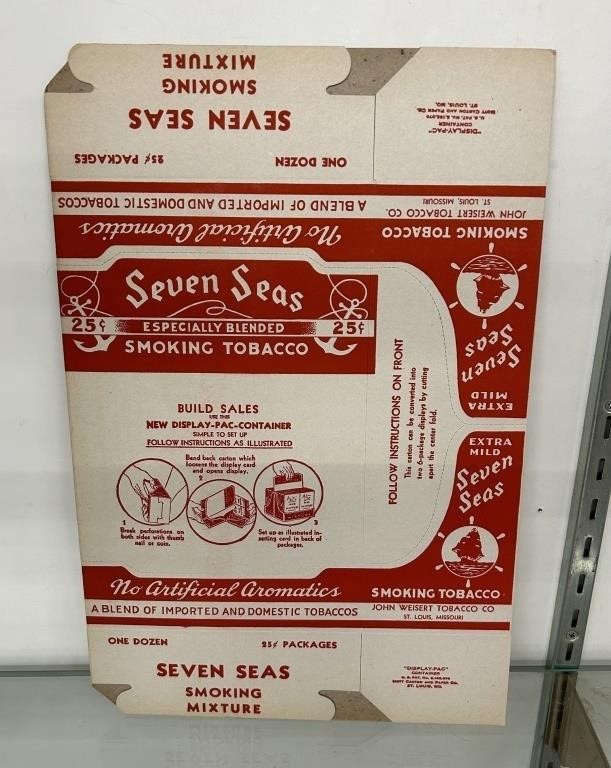 Vintage Advertising - Seven Seas Smoking Mixture U